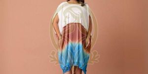 Sand and Sea Cotton Kaftan Dress