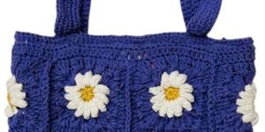 Crochet Drawstring Bags