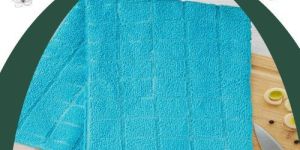 Soft and Absorbent Turquoise Kitchen Towel