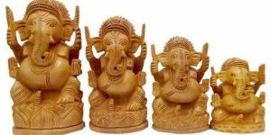 Wooden Ganesha