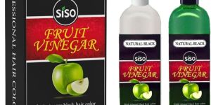 200ml Black Siso Fruit Vinegar Hair Color