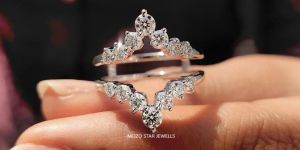 Round Cut Moissanite Ring