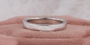 Round Mossonite Diamond Ring