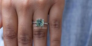 Solitaire Moissanite Ring