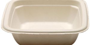 Sugarcane Bagasse Square Bowl