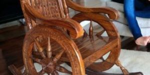 Single Seater Wooden Chair