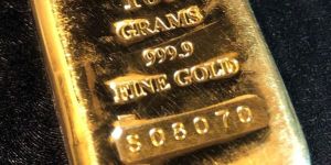 100gm 999.9% Fine Gold Bar