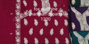 Embroidered Star Georgette Jarkan Suits and Dupatta