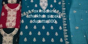 Ladies Jarkan Siroski Dupatta Suit Set