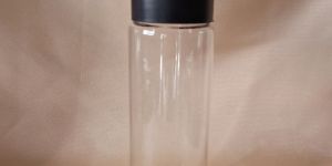 500ml Black Flip Top Borosilicate Glass Bottle