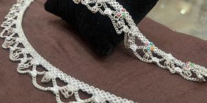 Designer Silver Anklets