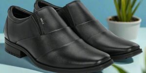 Men Black Stylish Slip Shoe