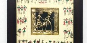 Tribal Lifestyle Pattachitra Frame