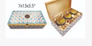 Wooden Premium 3 Jar Dry Fruits Box