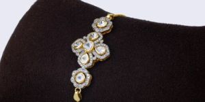 Flower Polki Bracelet