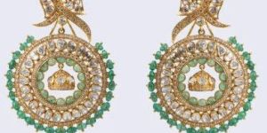 Royal Chandbali Polki Earrings