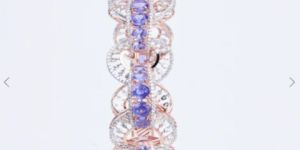 Violet Splendor Rose Gold Bracelet