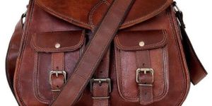 Handmade Leather Messenger Bag