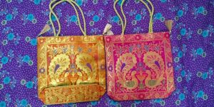 Silk Hand Bag 12 X 12