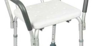 Elegant Shower Chair With Removable Armrests (7985L)