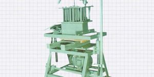 Hand Operated Concrete Block Making Machine