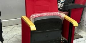 Red Auto Tip Up Auditorium Chair