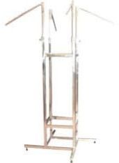 Portable Textile Hanger Inclined Display Unit