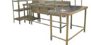 Table WITH Single Sink Dishwashing Unit