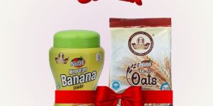 Banana Powder 400gm + 500gm White Oats