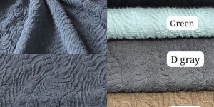 velvet jacquard polyester fabric