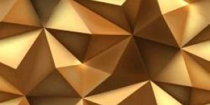 PVC For Wall 3D Golden Wallpaper