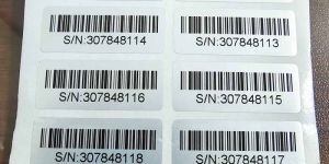 Serial Number Label