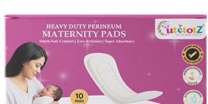 cutetotz premium heavy duty perineum maternity pads