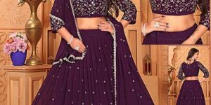 Partywear Georgette Lehenga Choli