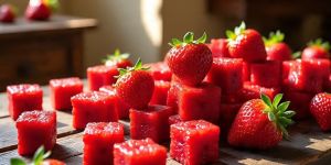 Strawberry Cubes