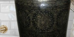 code 104 brass handicraft planter