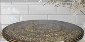 brass handicrafts table