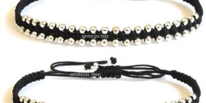 silver ball bracelet