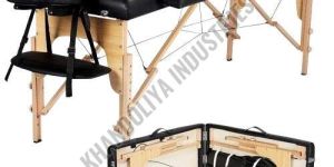 Portable/foldable Wooden Massage Bed - 2 Fold