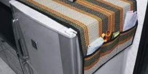 Triped Refrigerator Top Cover with Storage Pockets