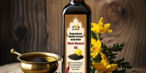 1 Litre Kachi Ghani Black Mustard Oil