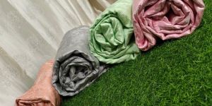 Silver Lurex Jari Brocade Fabric