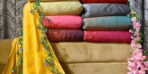 Zari Tissue Silk Fabric