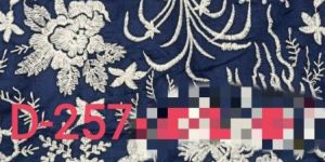 Dn-257 38 Inch Fandy Georgette Embroidery Fabric