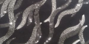 Dn-694 38 Inch Velvet Embroidery Fabric