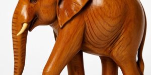 Wooden Elephant Statue