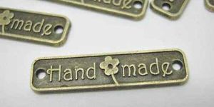 Zinc Alloy Embossed Garment Label