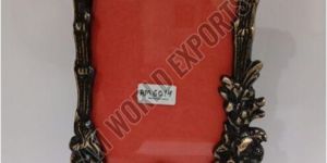 Vintage Ornate Black and Gold Photo Frame