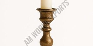 Vintage Style Aluminum Candlestick Holder