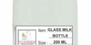 200 Ml Milk Glass Bottle
